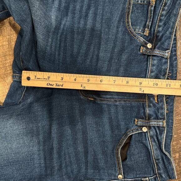 JAG Jeans High Rise Bootcut Cropped Straight Raw Hem Size 10 - Picture 5 of 8